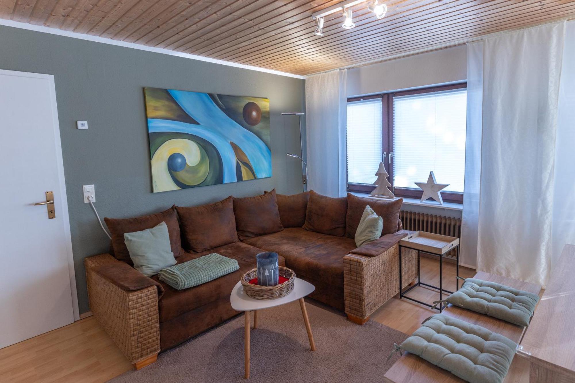 AlthutteElw, Sep. Eingang, Ueberdachte Terrasse, Naehe Backnang公寓 外观 照片